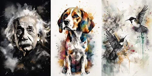 Inked Deco Fusions generated by midjourney