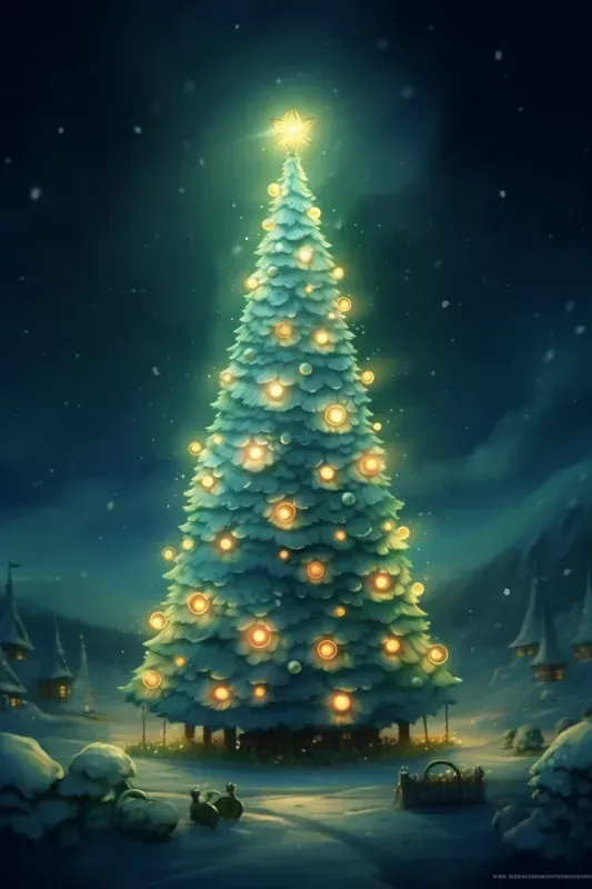 Whimsical Christmas Postcards