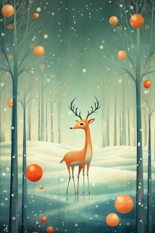 Whimsical Christmas Postcards