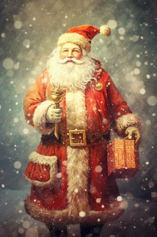 Whimsical Christmas Postcards