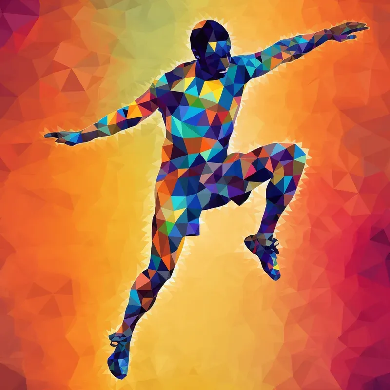 Pop Art Mosaic Athletes