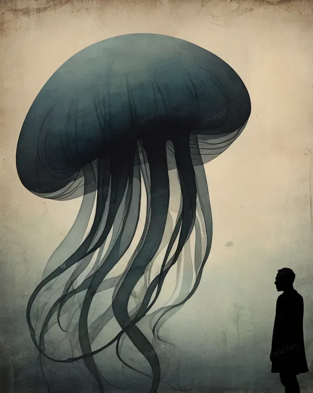 Silhouette Dreams Dark Surrealism