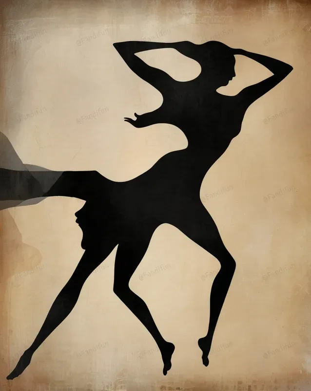 Silhouette Dreams Dark Surrealism