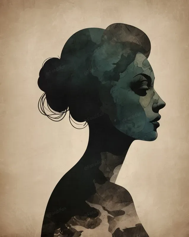 Silhouette Dreams Dark Surrealism