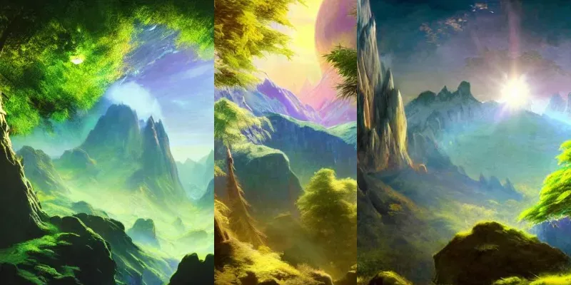 Peaceful Alien Planet generated by undefined