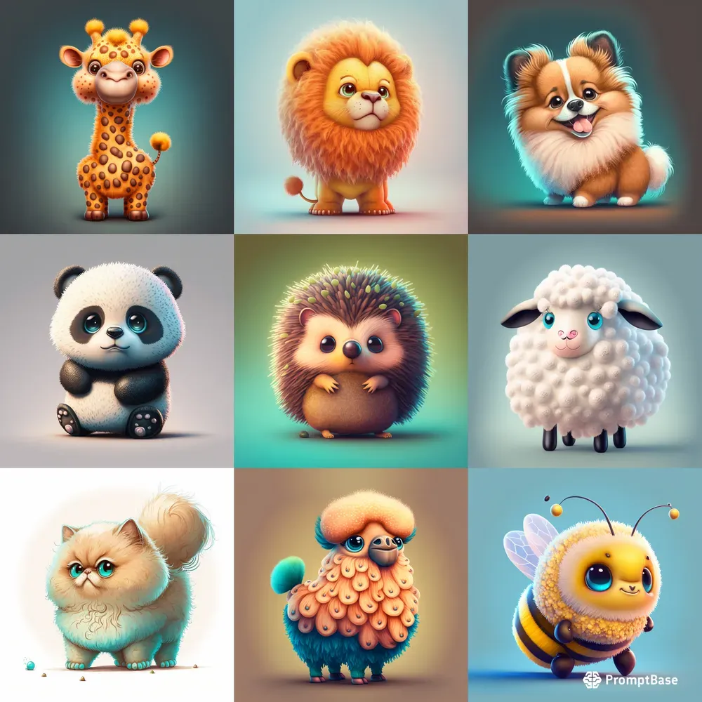 Cute Cartoon Animals