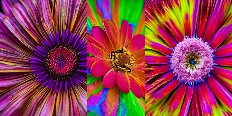 Psychedelic Flowers generated by undefined