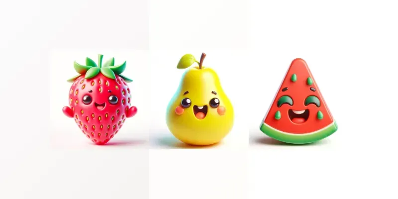 3D Happy Fruits Fiestas generated by undefined