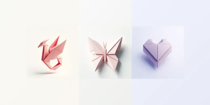 Elegant Origami Icons generated by undefined