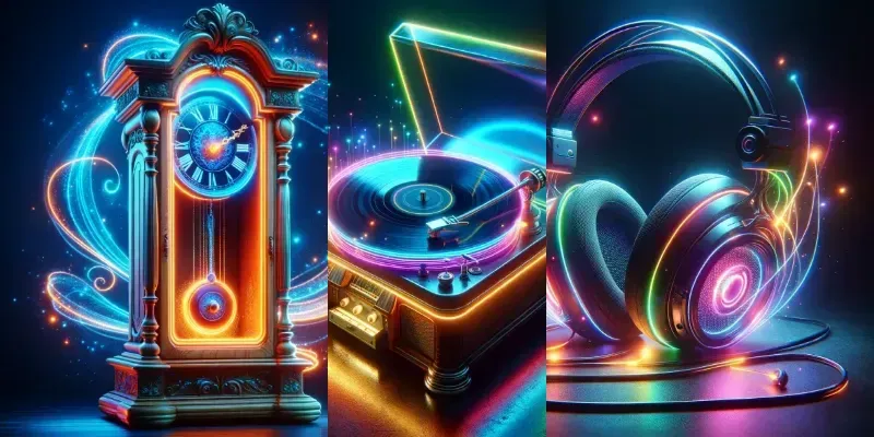 Luminous Elegance Ethereal Objects generated by undefined