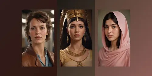 Realistic Portraits generated by stable-diffusion