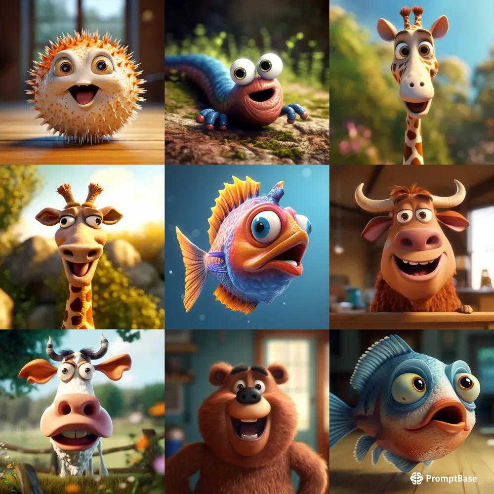 Funny Animals Renders
