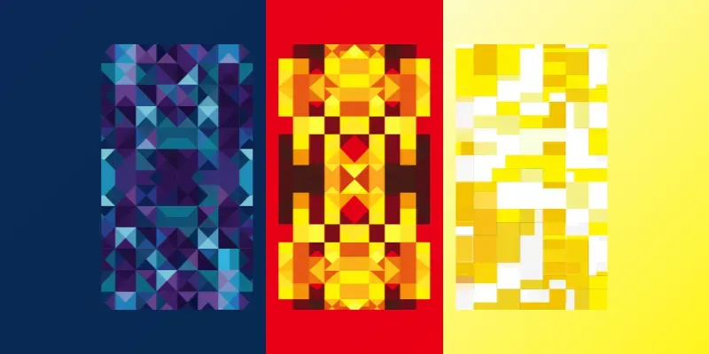 Pixel Video Game Patterns generated by undefined
