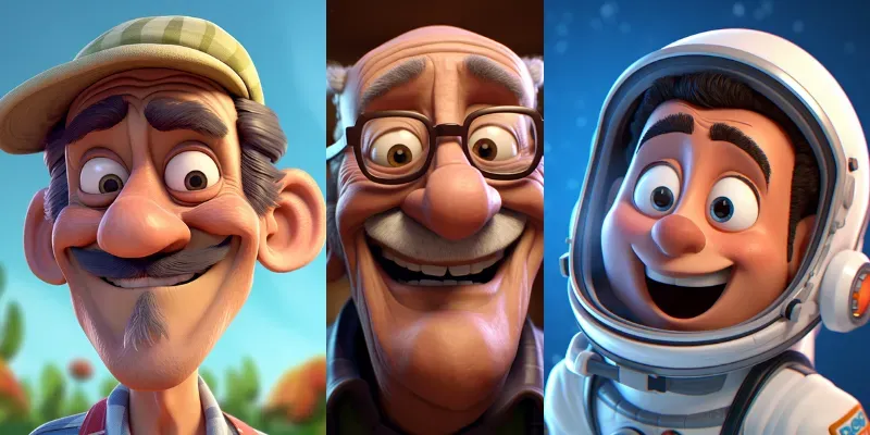 Funny Caricatures 3D generated by undefined