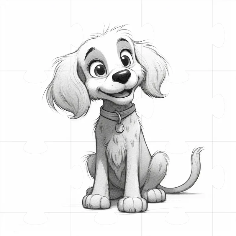 Cute Pencil Drawing Characters