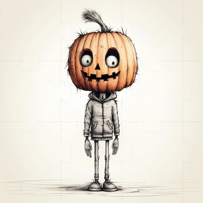 Cute Pencil Drawing Characters