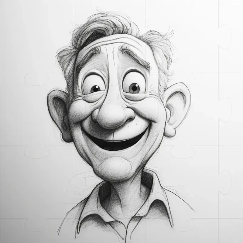 Cute Pencil Drawing Characters