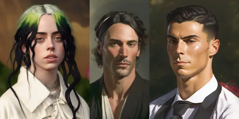 Your Photos Painted With Oil Portraits generated by undefined