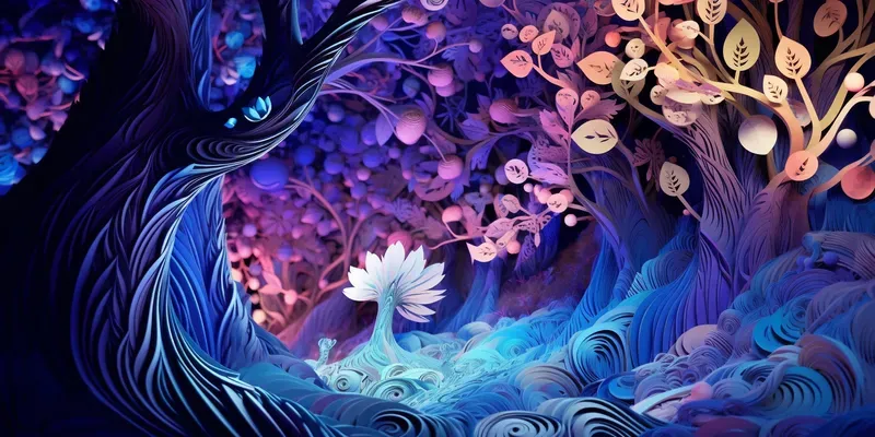 Enchanted Forest Papercut Crafts