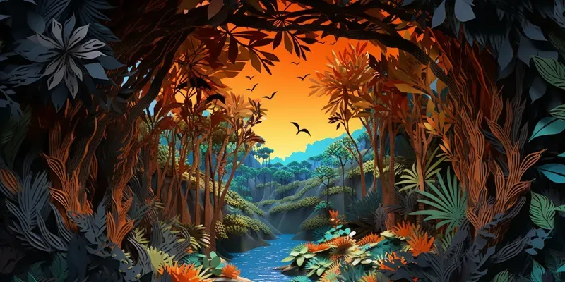 Enchanted Forest Papercut Crafts