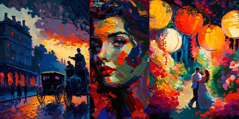 Stunning Post-impressionist Illustrations generated by undefined