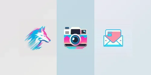 Vaporwave Icons generated by midjourney