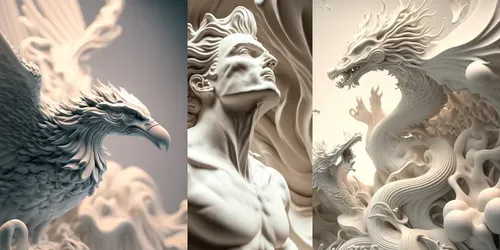 Epic Gods generated by midjourney