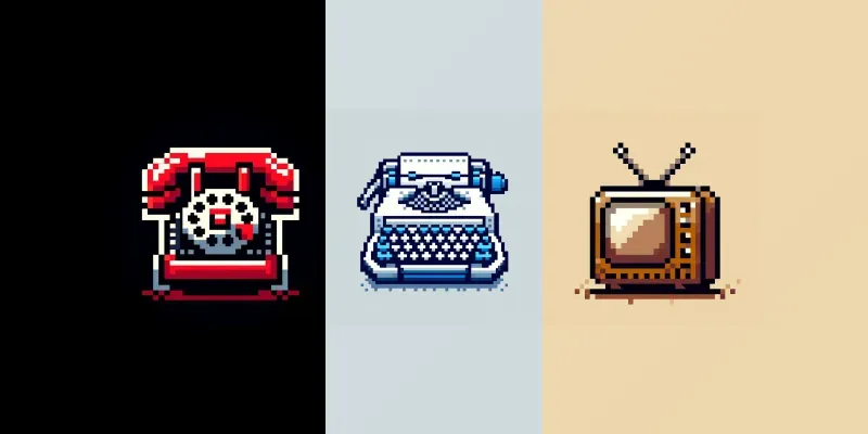 Retro Pixelated Icons Nostalgic Projects generated by undefined