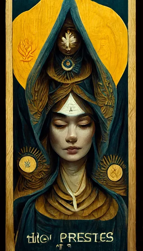 Relief Carving Tarot Cards