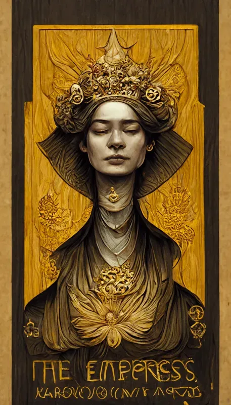 Relief Carving Tarot Cards