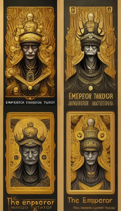 Relief Carving Tarot Cards