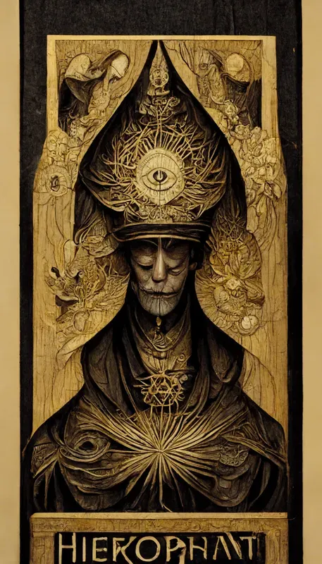 Relief Carving Tarot Cards