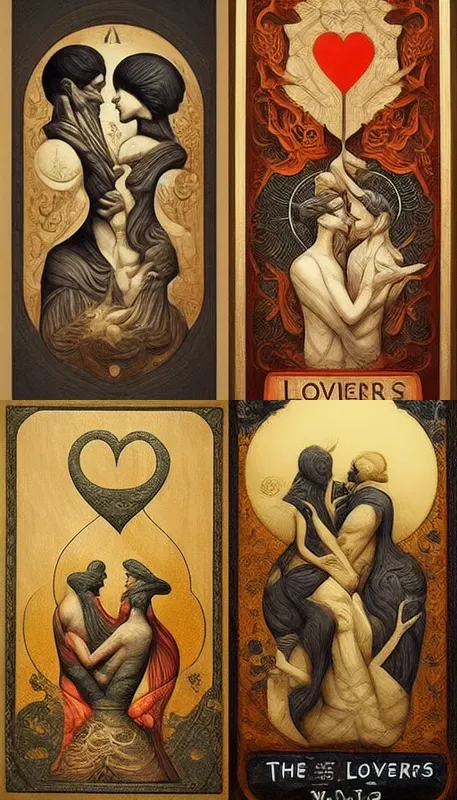 Relief Carving Tarot Cards