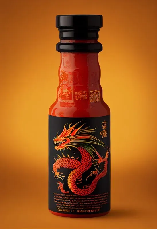 Hot Sauce Label Design Product Photo