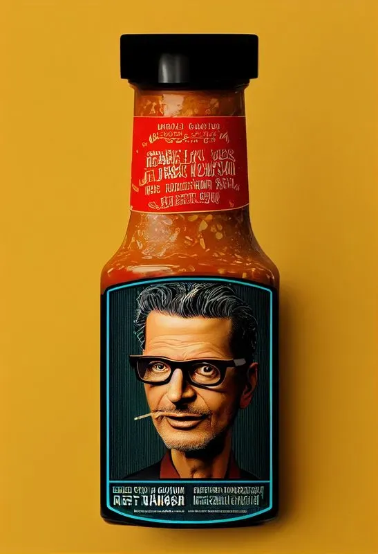 Hot Sauce Label Design Product Photo