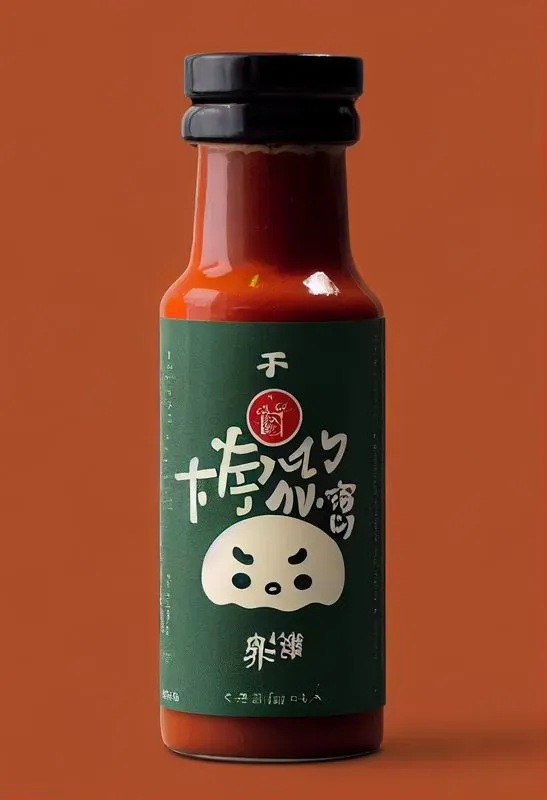 Hot Sauce Label Design Product Photo