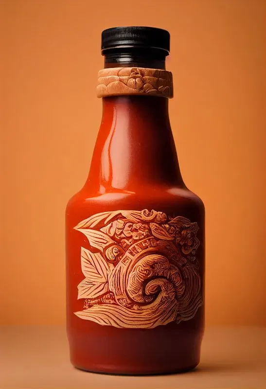 Hot Sauce Label Design Product Photo