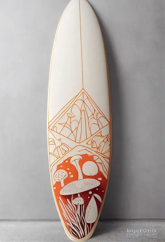 Surfboard Design Product Photo