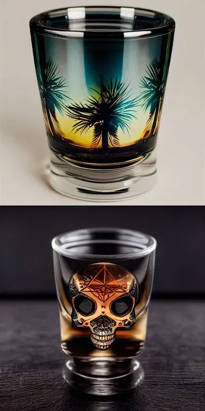 Shot Glass Design Product Photo