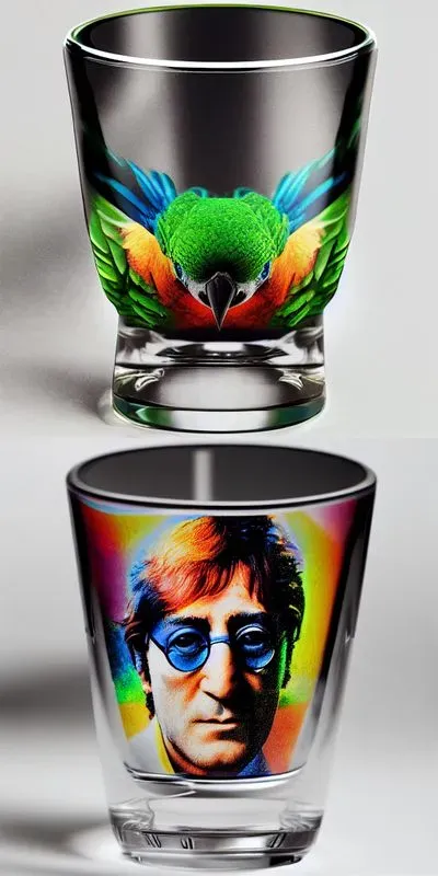 Shot Glass Design Product Photo