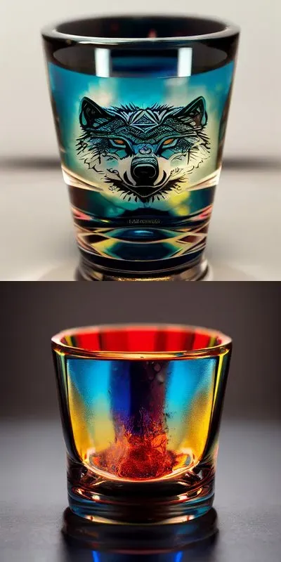 Shot Glass Design Product Photo