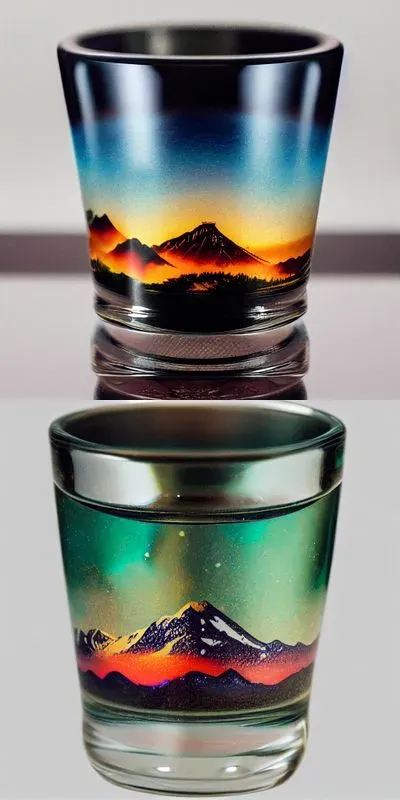 Shot Glass Design Product Photo