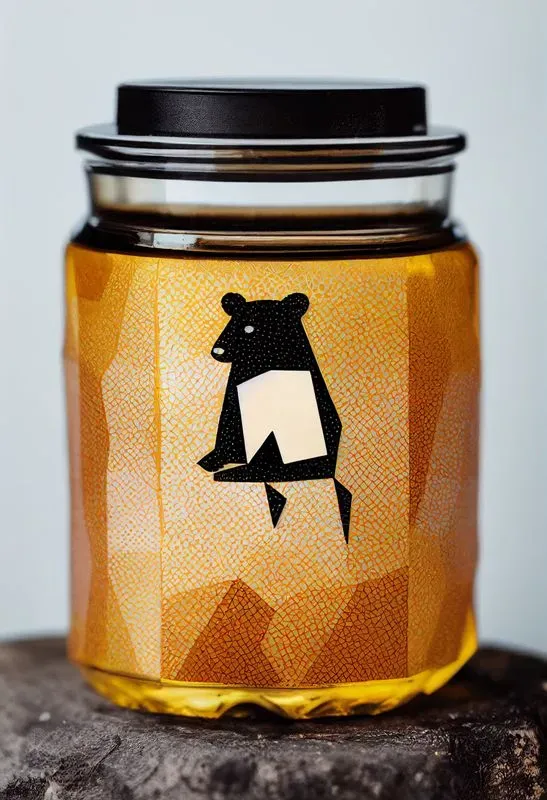 Honey Jar Design Product Photo