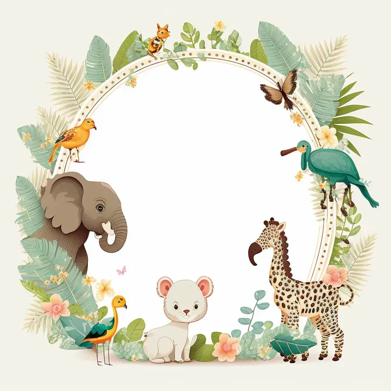 Beautifully Illustrated Border Frames