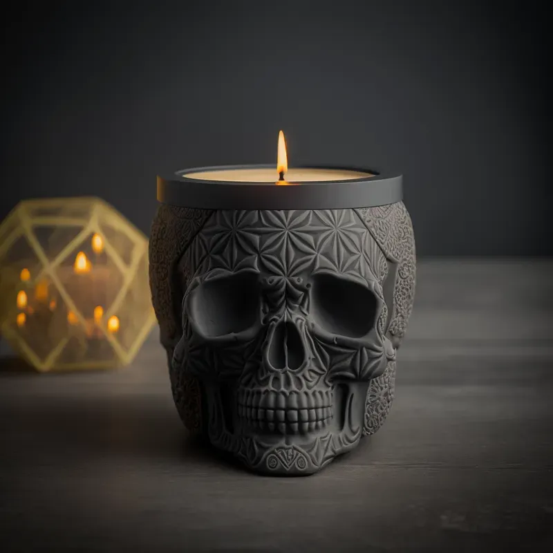 Dramatic Container Candle Design Product Photos