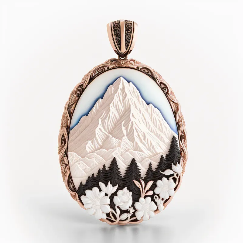 Hand Carved Cameo Pendant Designs