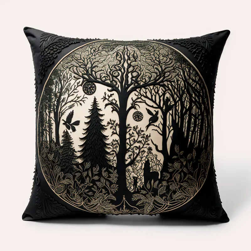 Beautiful Embroidered Throw Pillow Designs