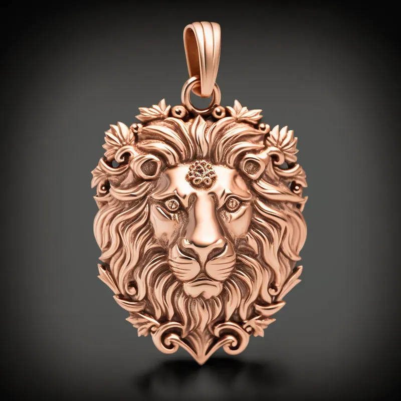 Solid Gold Animal Charm Pendants