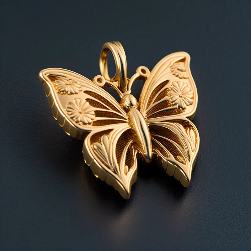 Solid Gold Animal Charm Pendants
