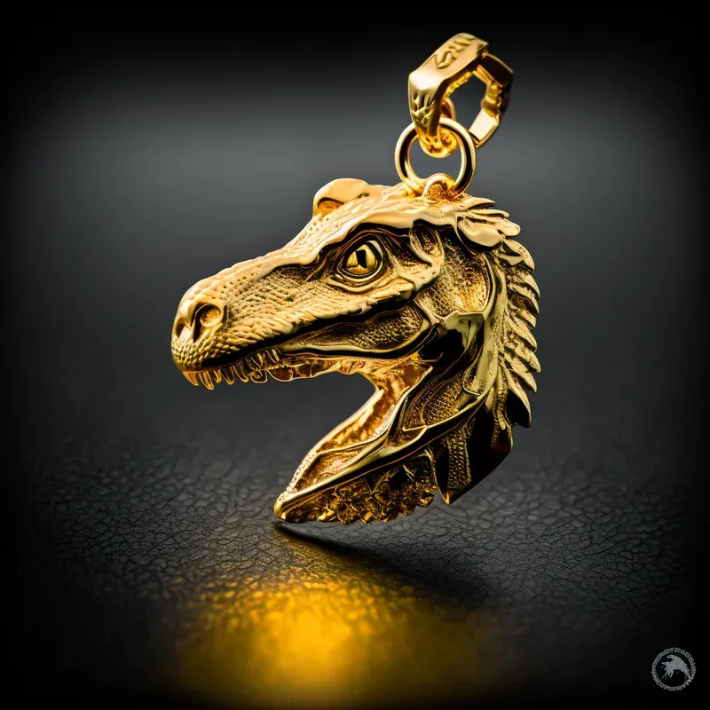 Solid Gold Animal Charm Pendants